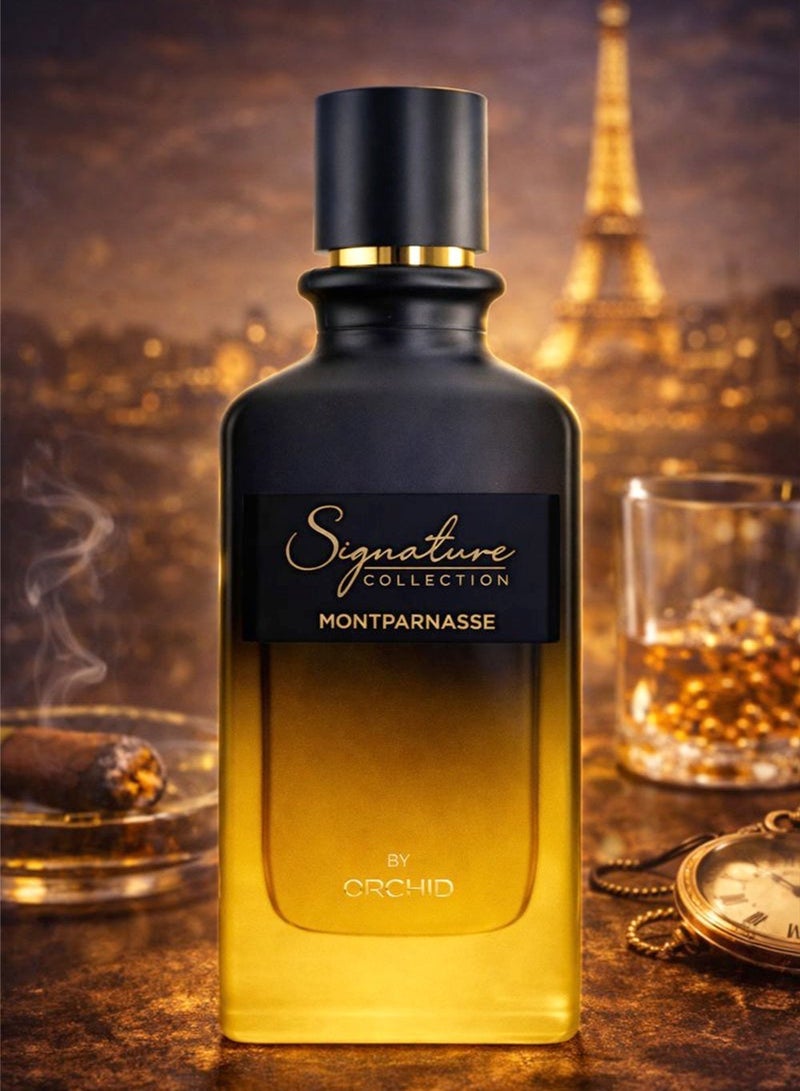 Orchid Signature Montparnasse Pour Femme Eau de Parfum 100ml for Women | Orchid | Long Lasting Apricot Jasmine Vanilla Perfume - Image 1